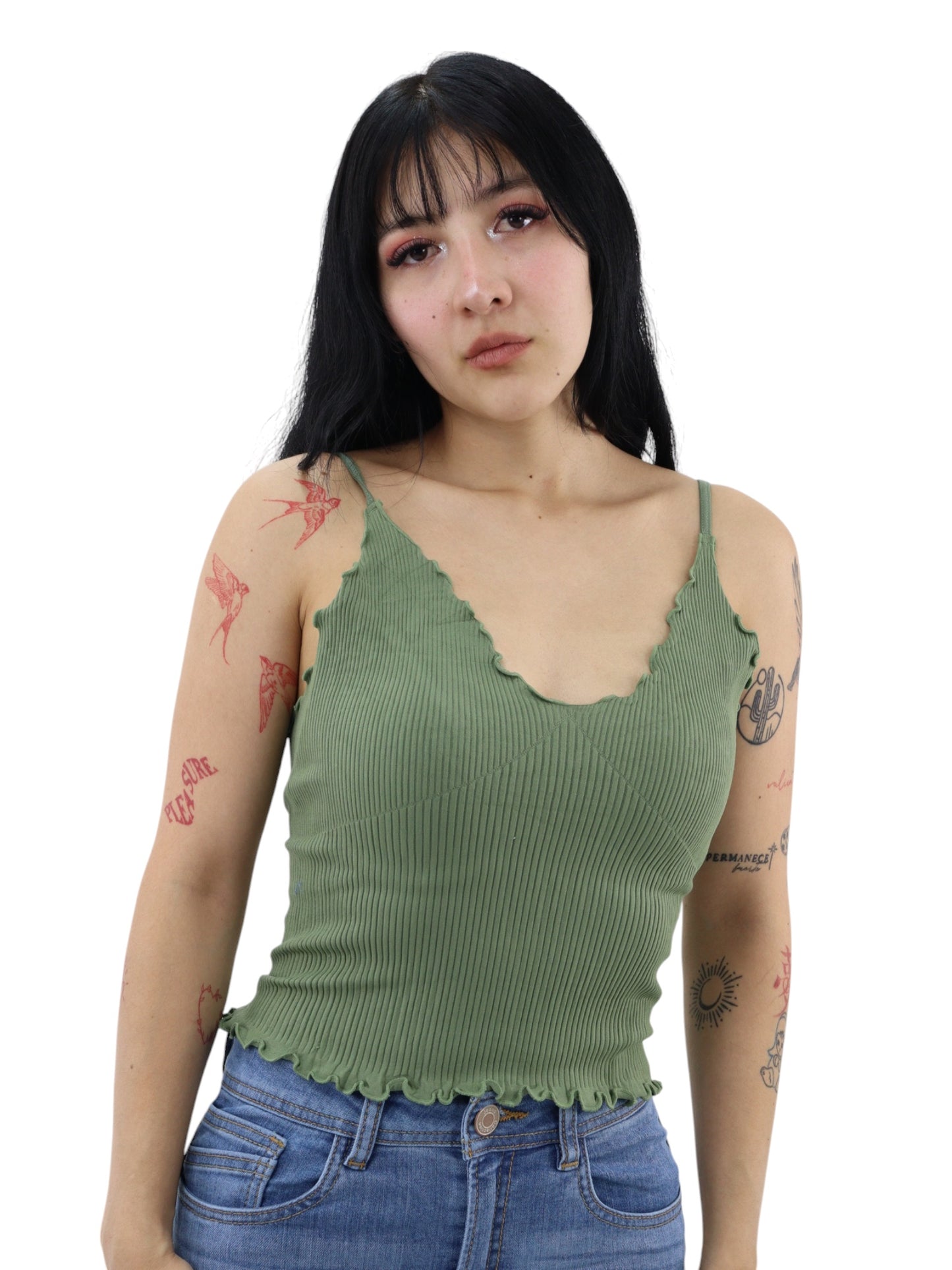 Top Tank Verde Militar