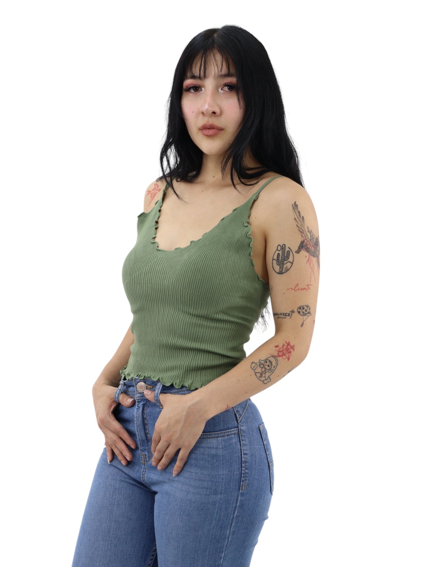 Top Tank Verde Militar