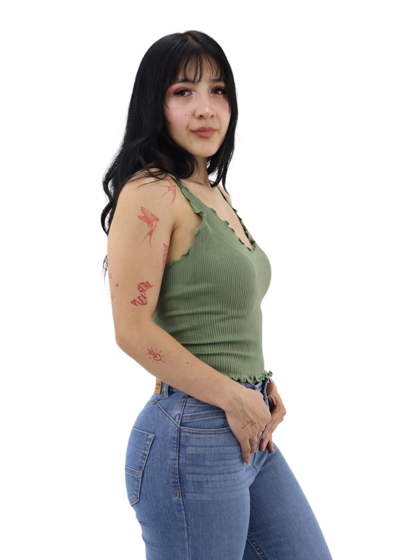 Top Tank Verde Militar