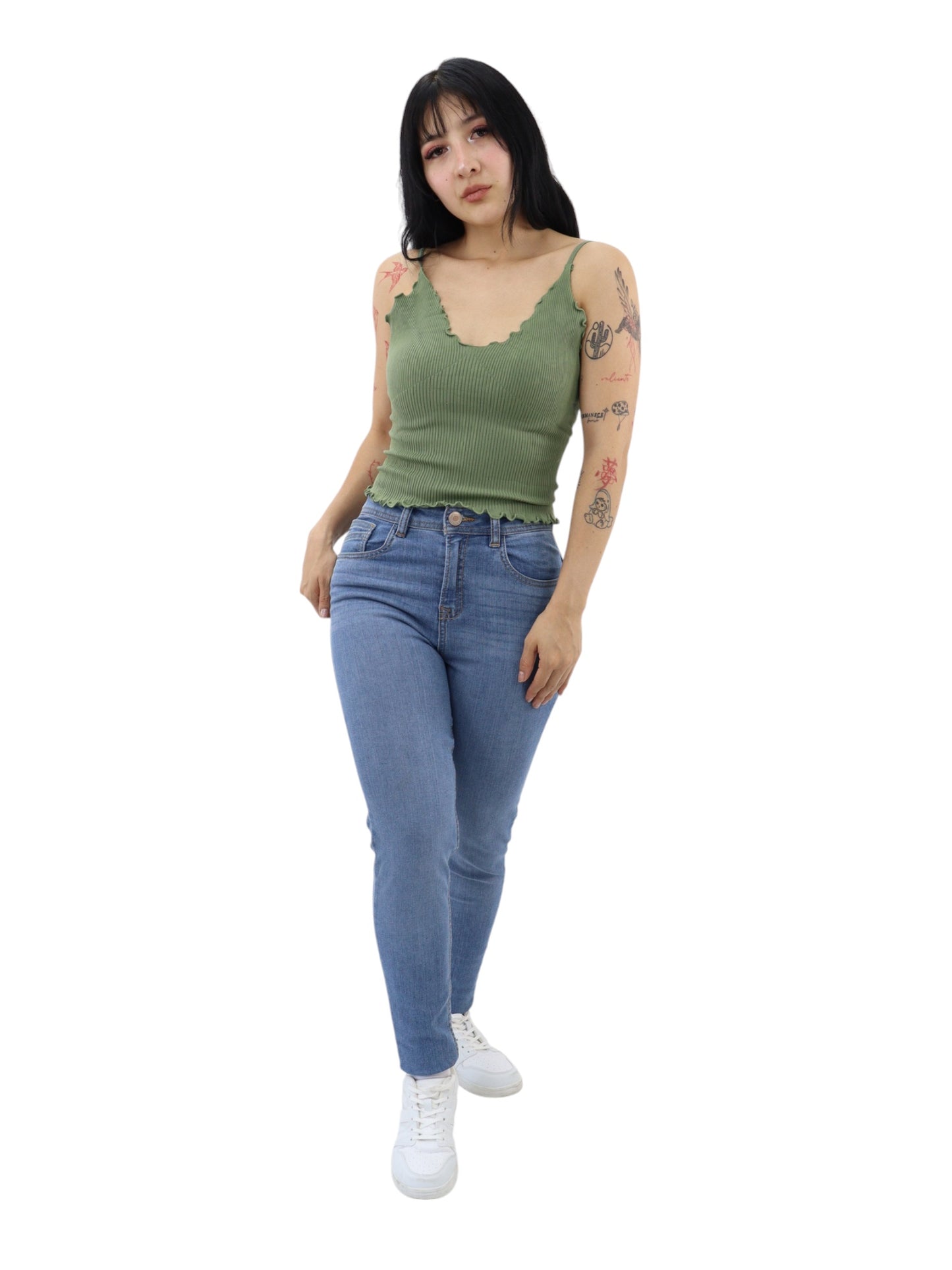 Top Tank Verde Militar