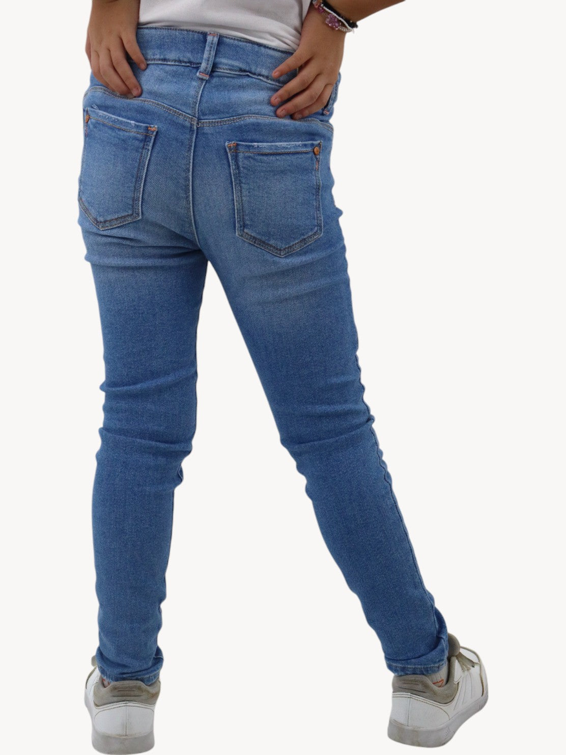 Jeans skinny de tiro alto