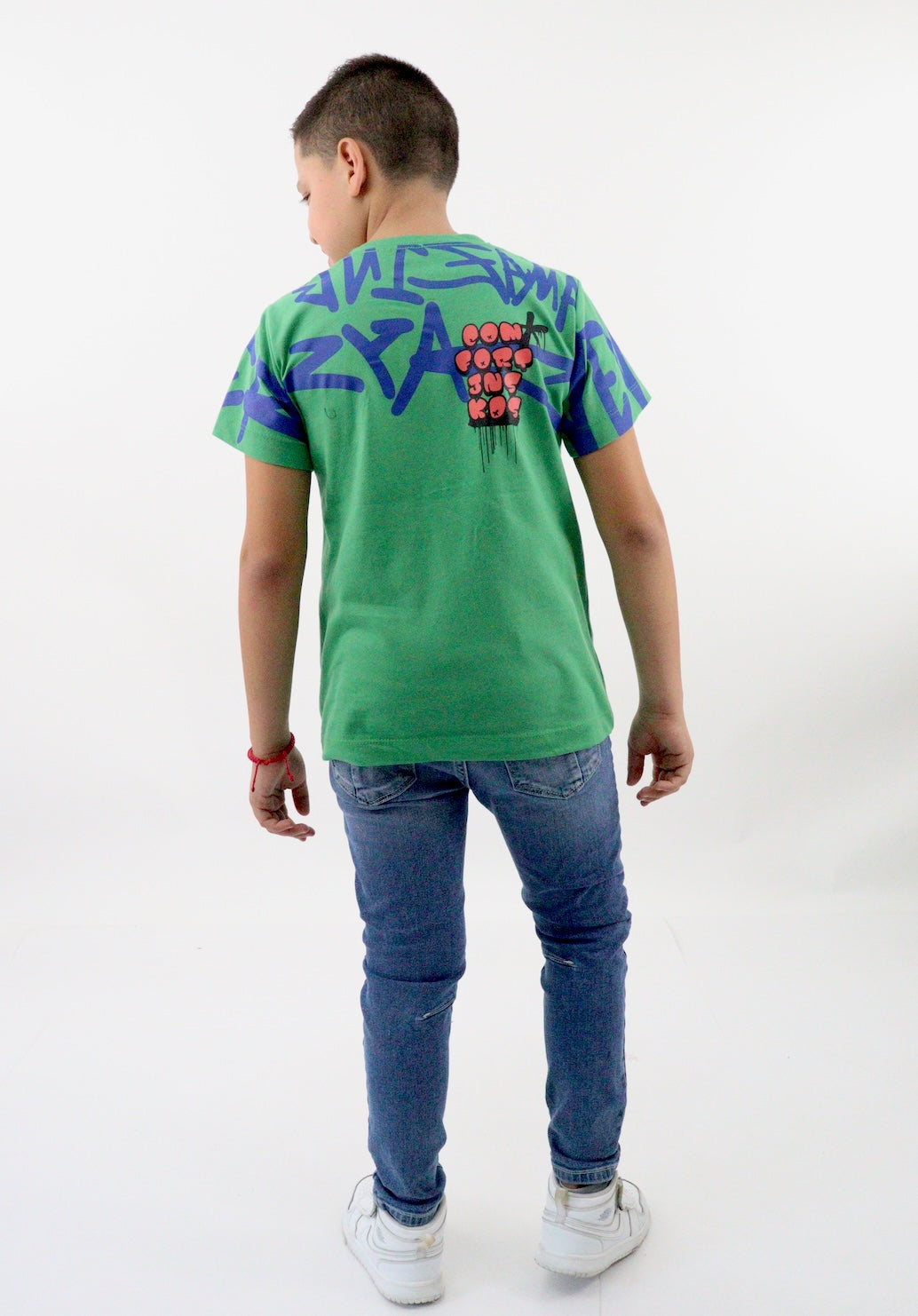 Jeans skinny azul medio