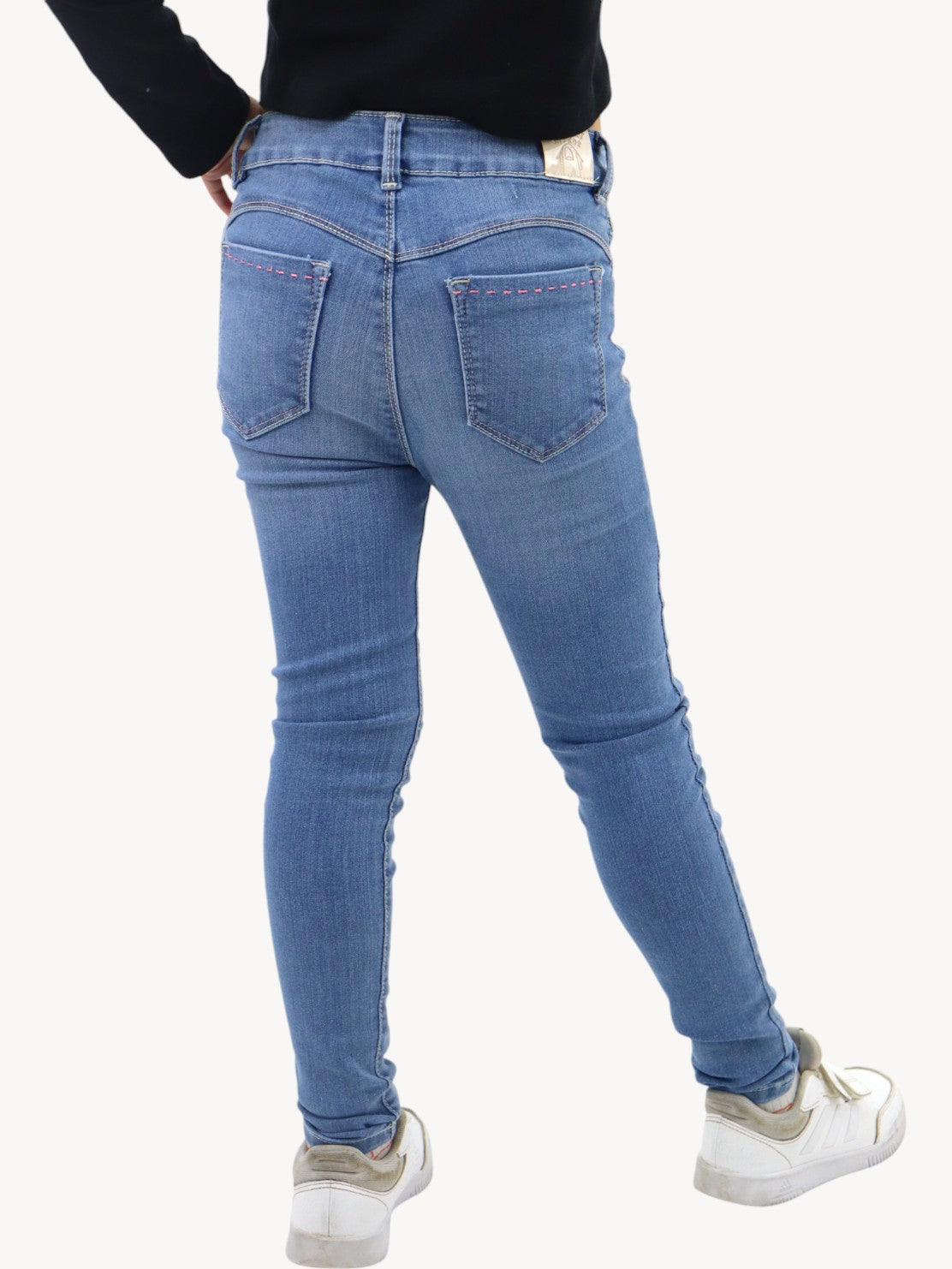 Jeans skinny azul medio