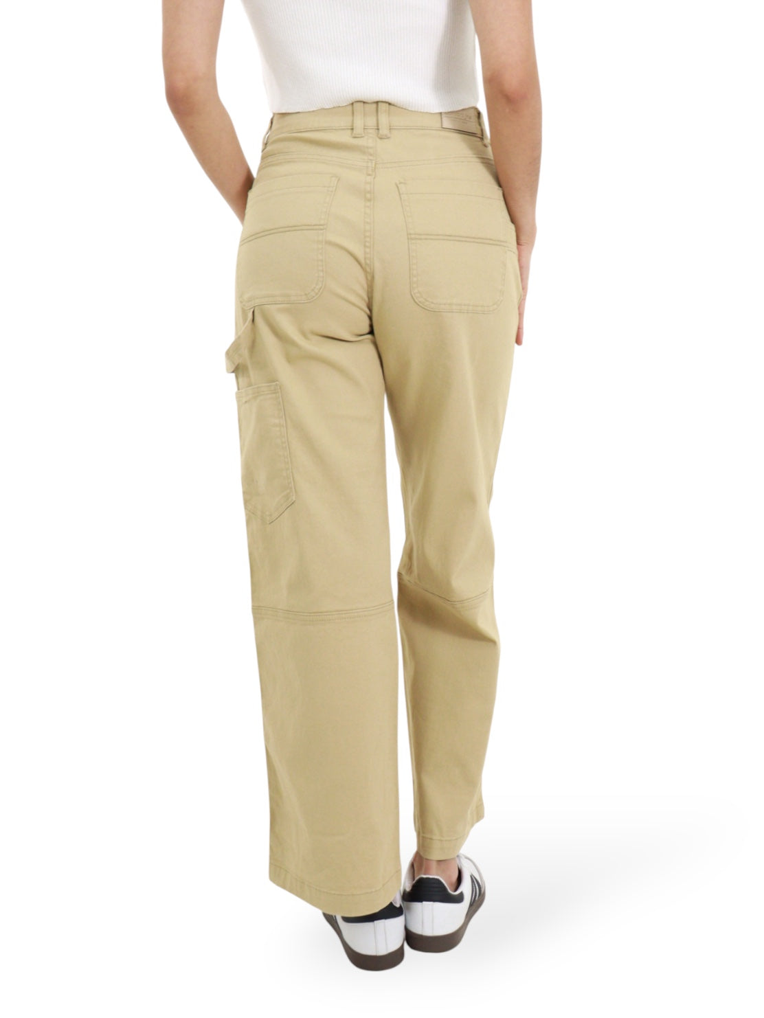 Pantalón Cargo-Tiro Alto