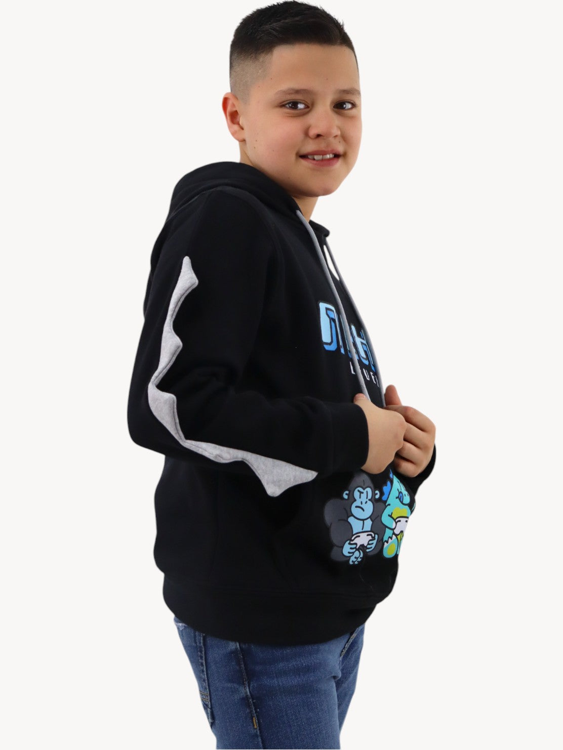 Sudadera con diseño de dinosaurio