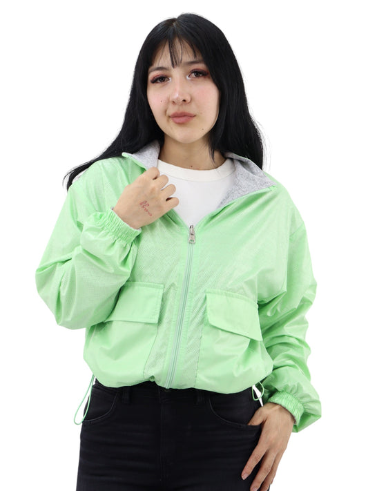 Rompevientos doble vista verde/gris