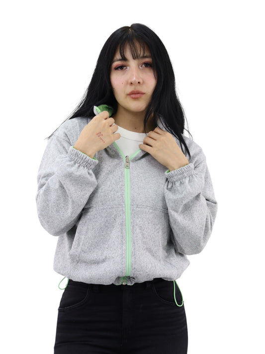 Rompevientos doble vista verde/gris