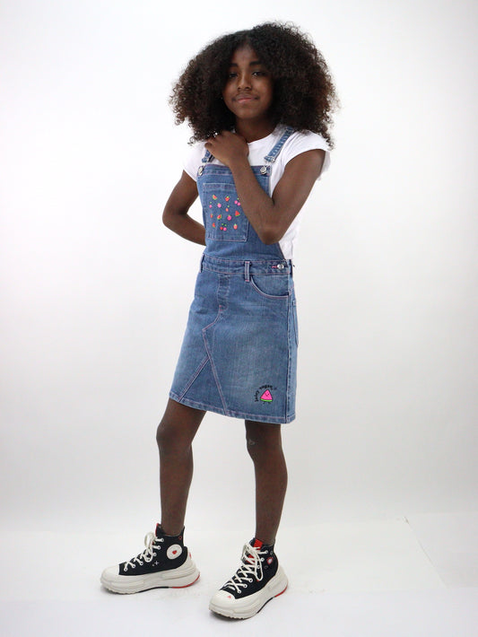 Falda peto edición especial con print de frutas