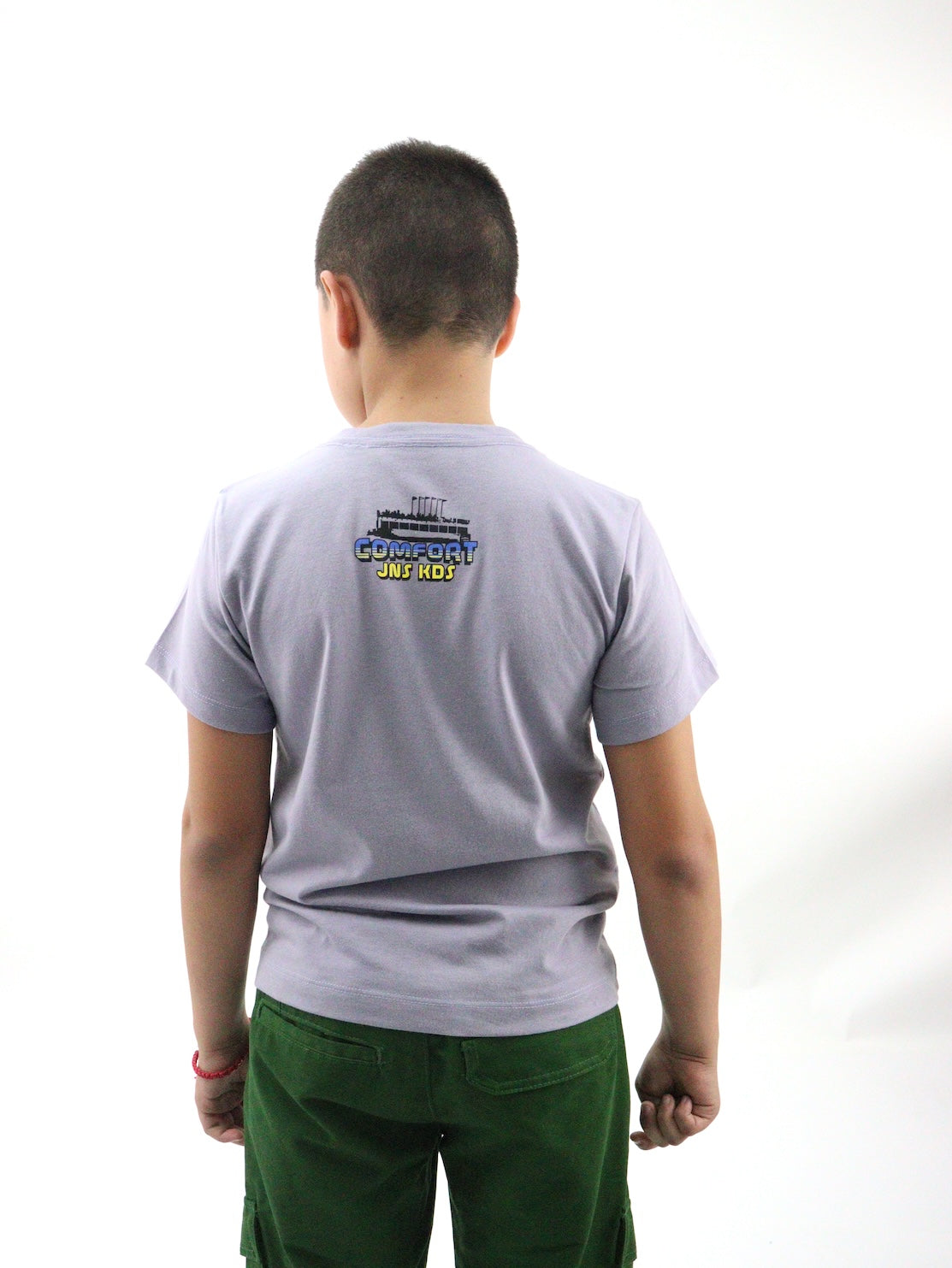 Playera manga corta con estampado
