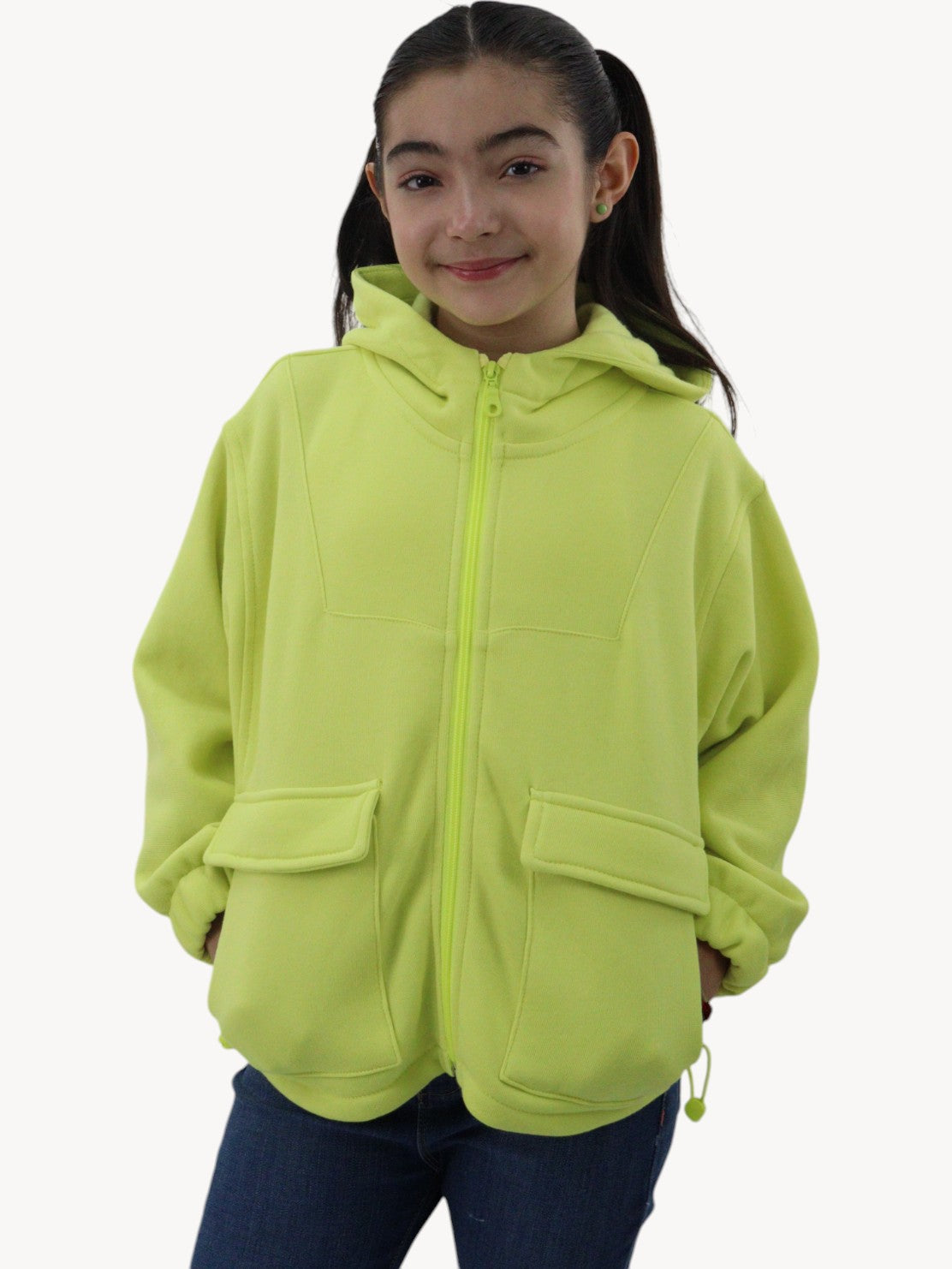 Chamarra con capucha