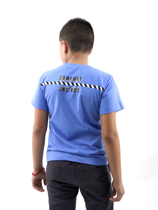 Playera manga corta con estampado