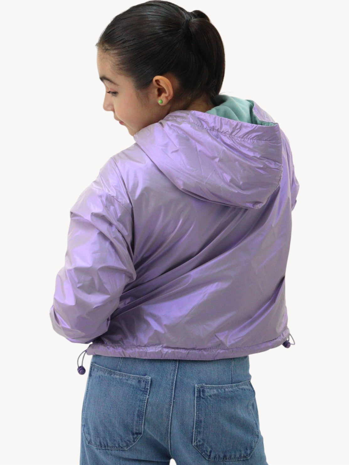 Chamarra rompevientos doble vista