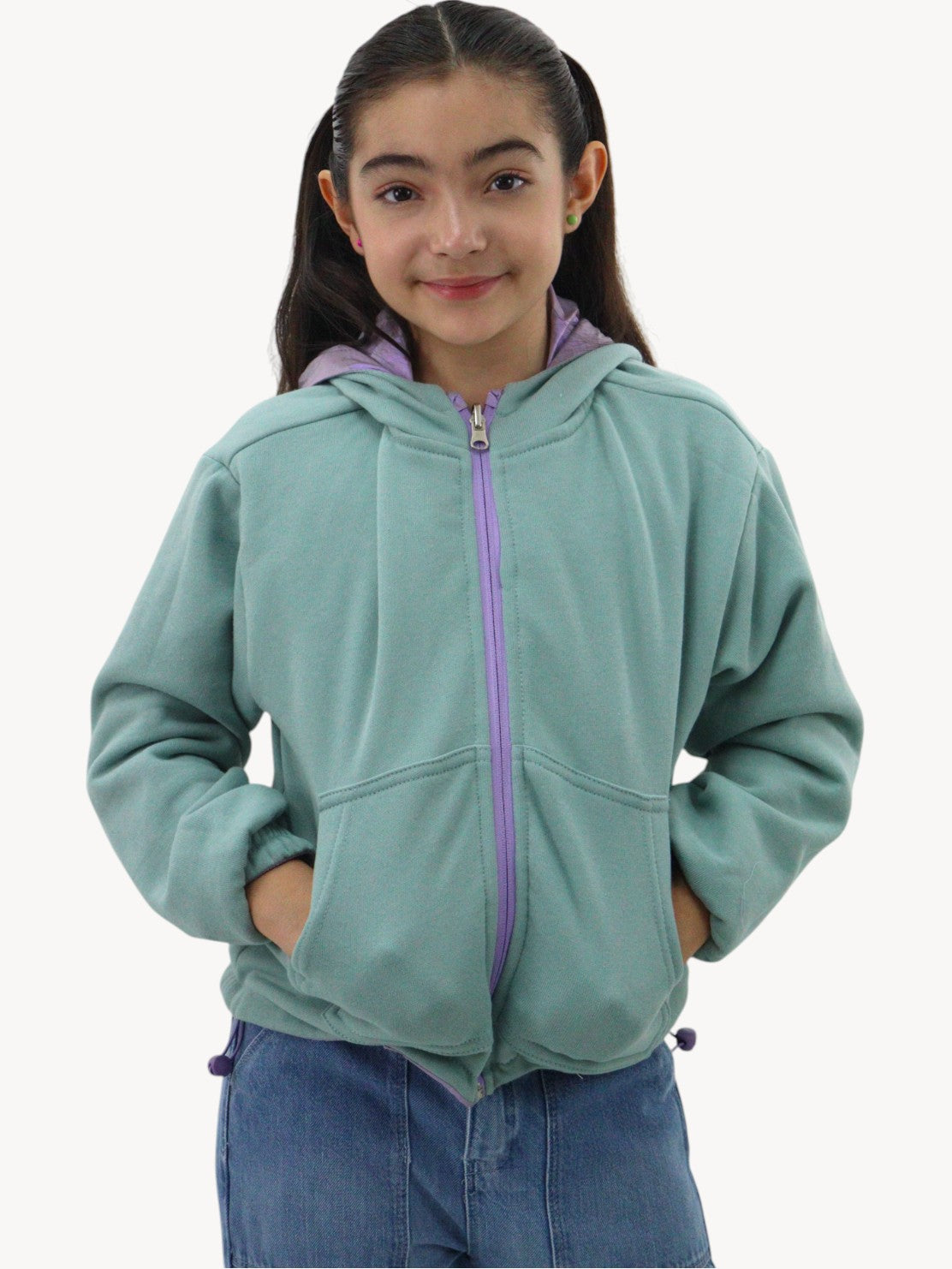 Chamarra rompevientos doble vista