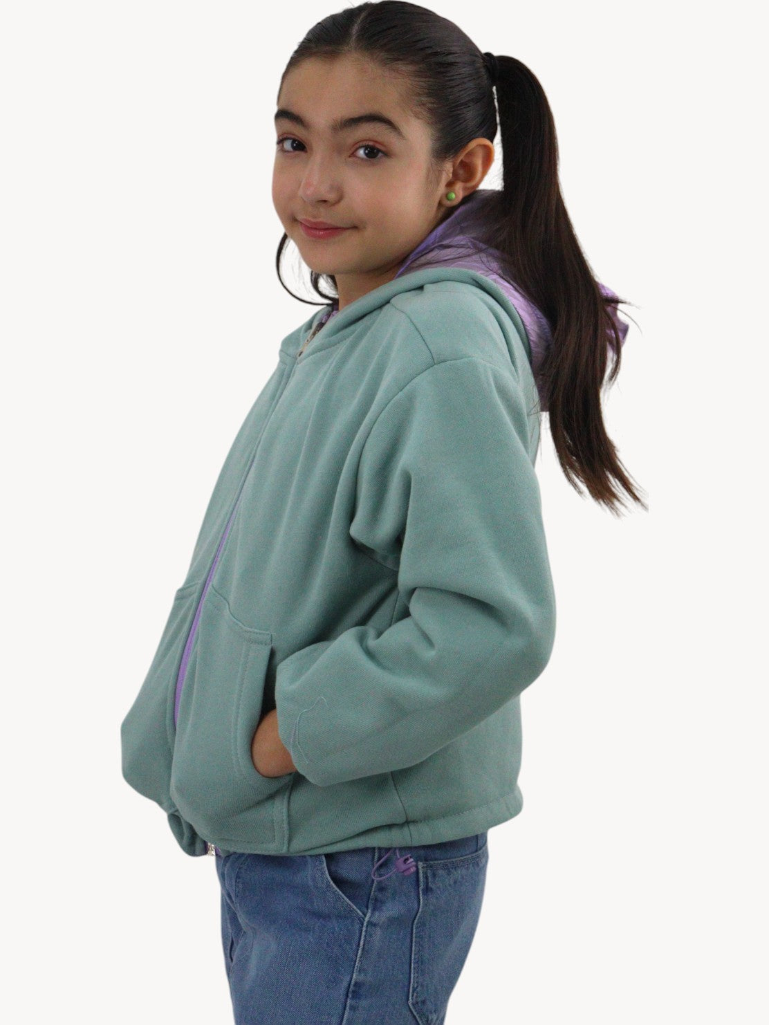 Chamarra rompevientos doble vista