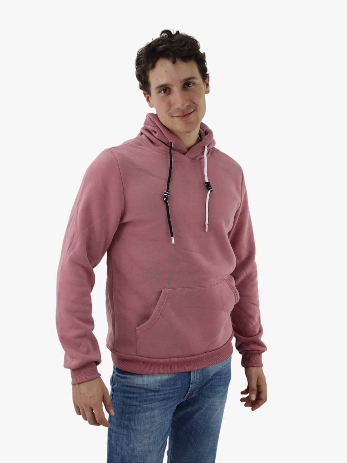 Hoodie unisex rosa palo