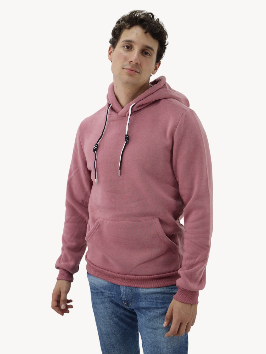 Hoodie unisex rosa palo