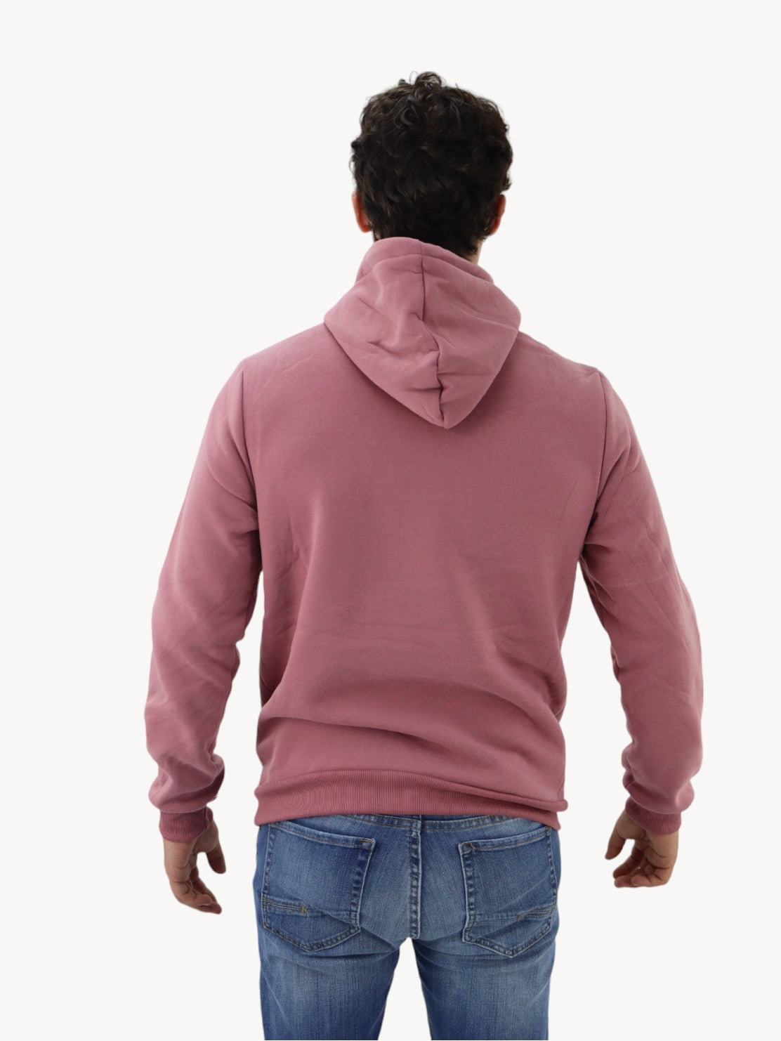 Hoodie unisex rosa palo