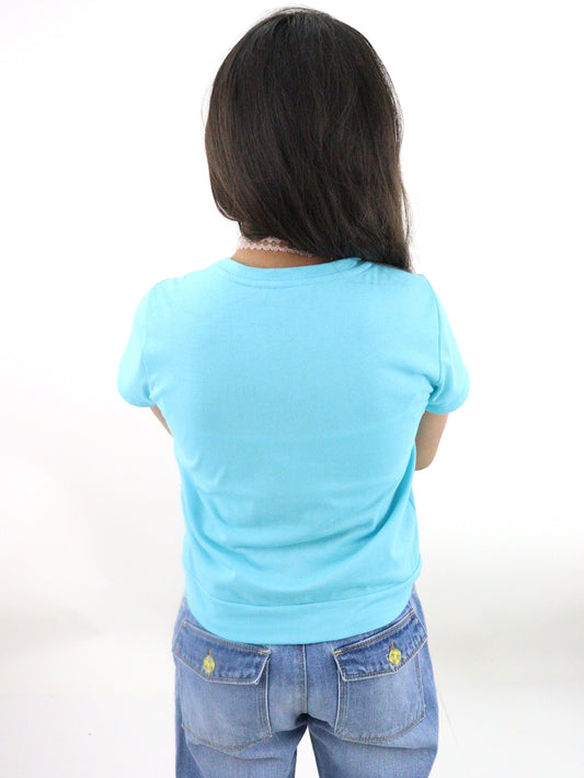 Playera manga corta con diseño de ratón