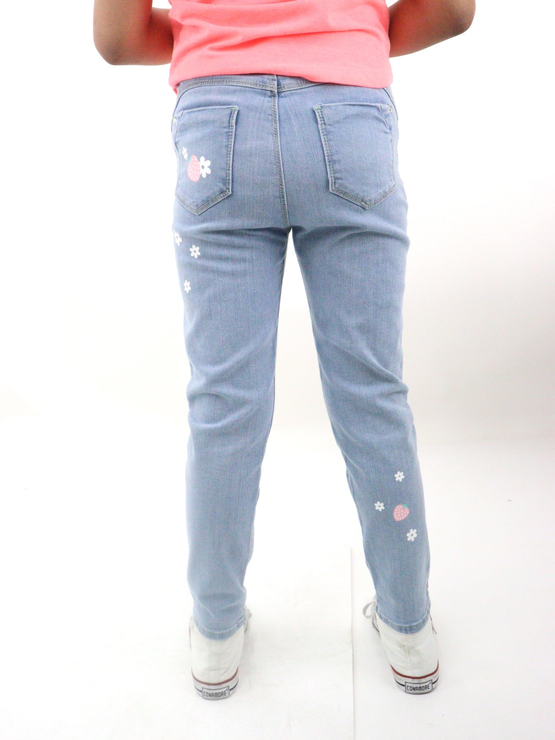 Jeans mom clasic con print floral