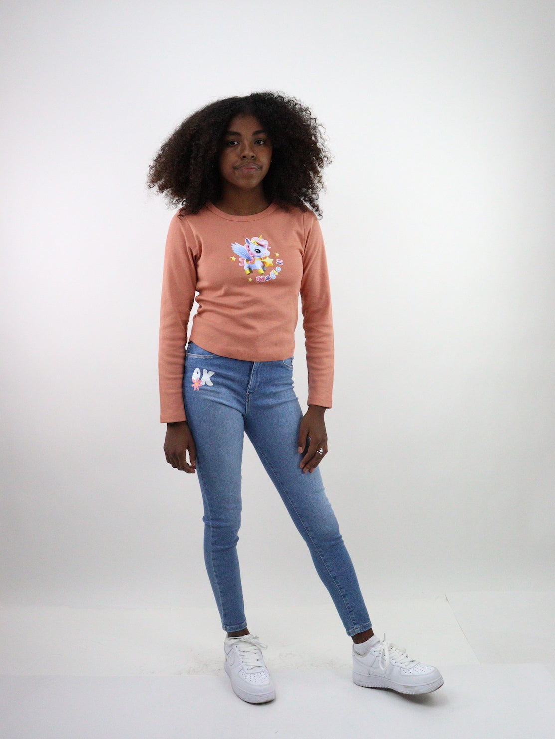 Jeans skinny edición especial con estampado