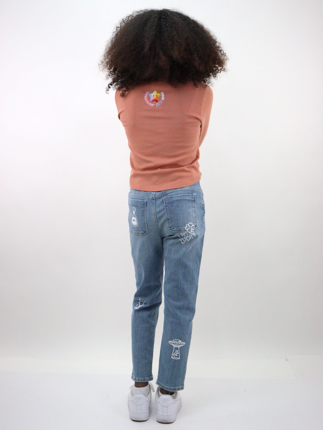 Jeans smiley mom clasic edición especial