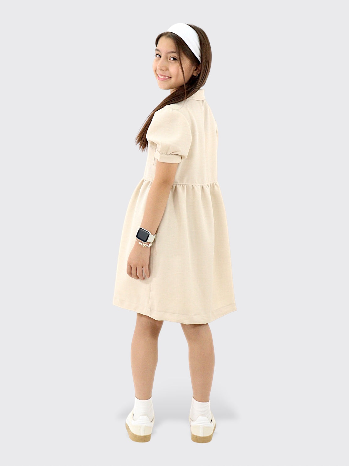 Vestido Manga Corta