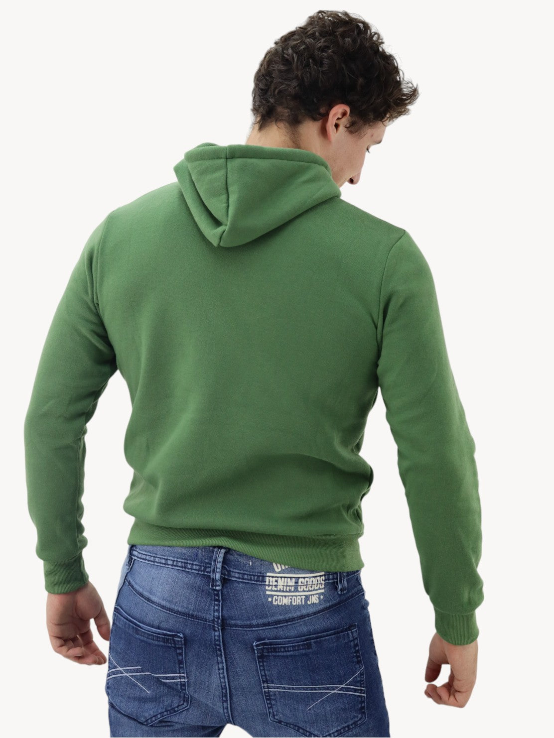 Hoodie unisex verde militar