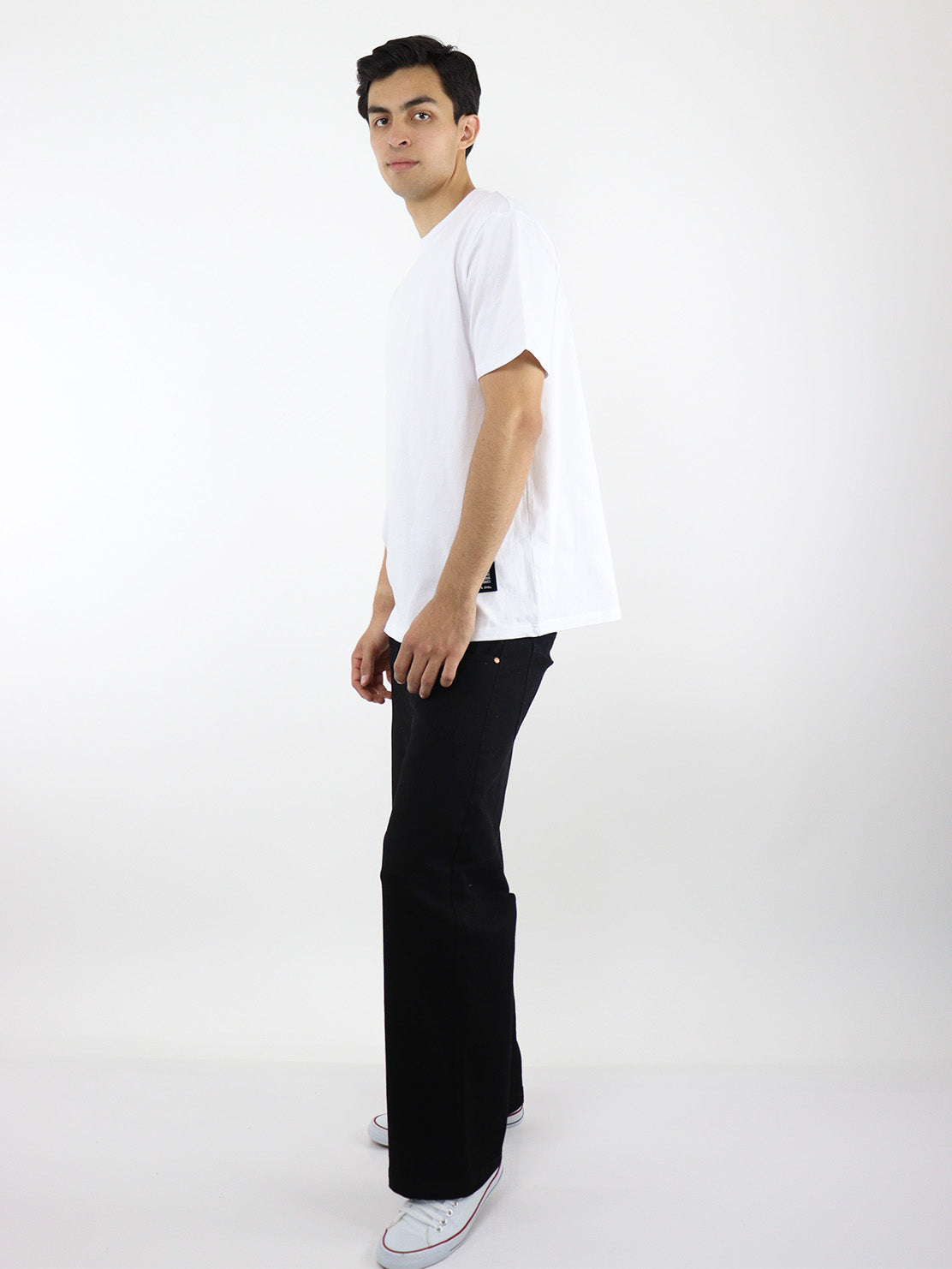 Jeans estilo baggy negro