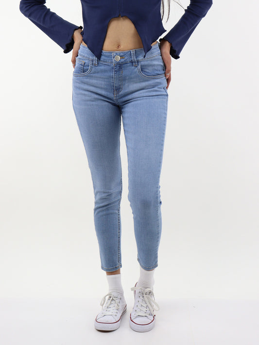 Jeans skinny azul claro