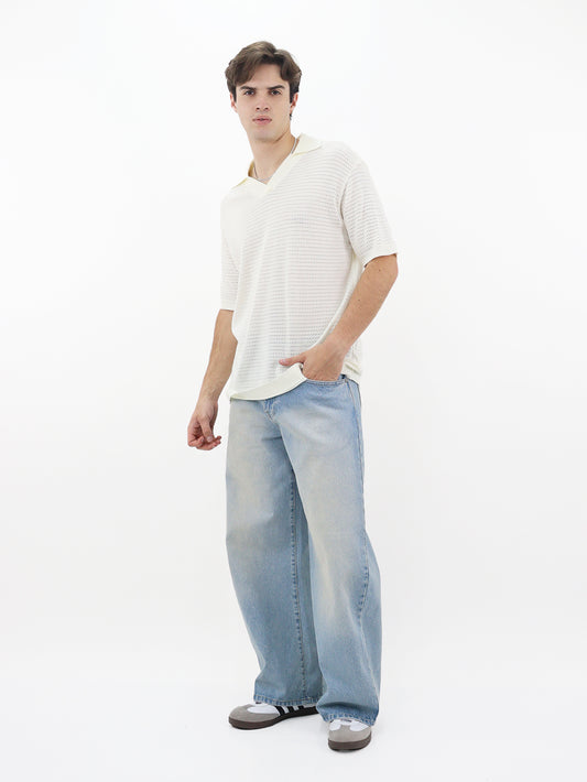 Polo Fit Relaxed Beige