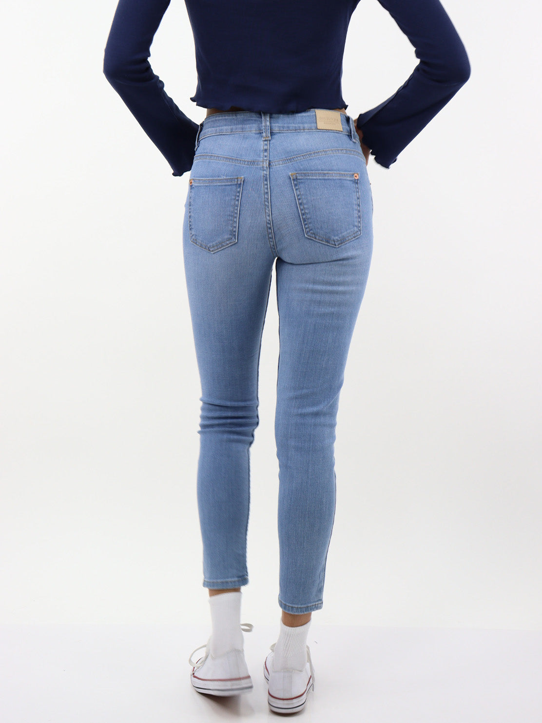 Jeans skinny azul claro