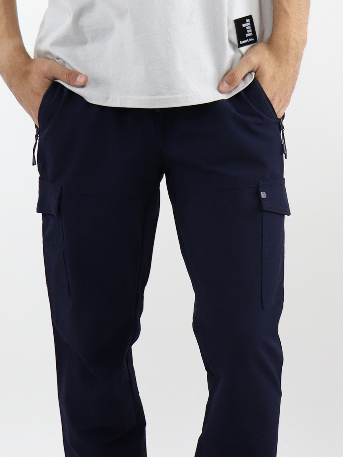 Jogger cargo azul marino
