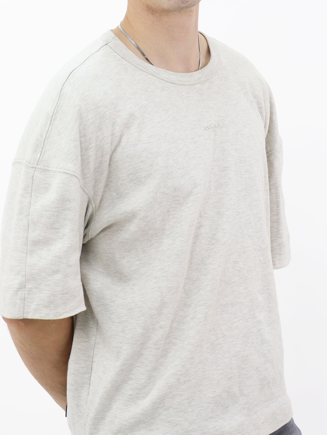 Playera oversize manga corta