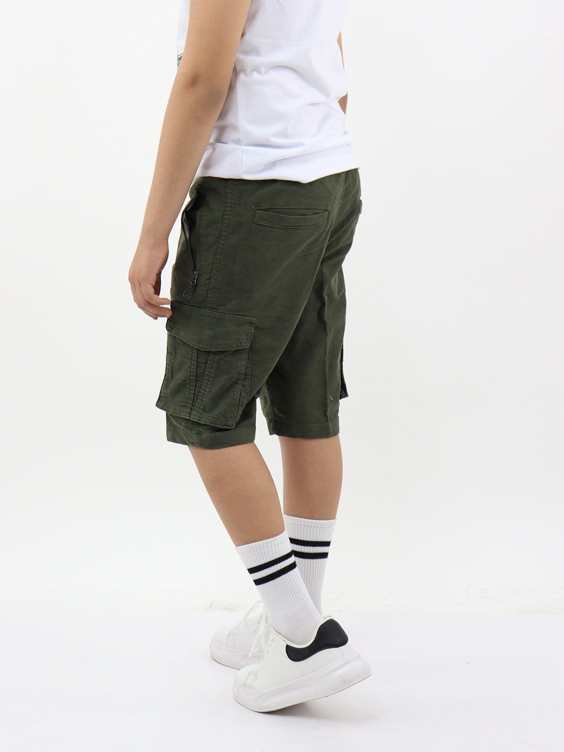 Bermuda cargo verde militar