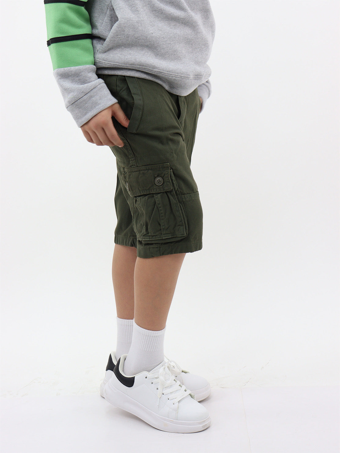 Bermuda cargo verde militar