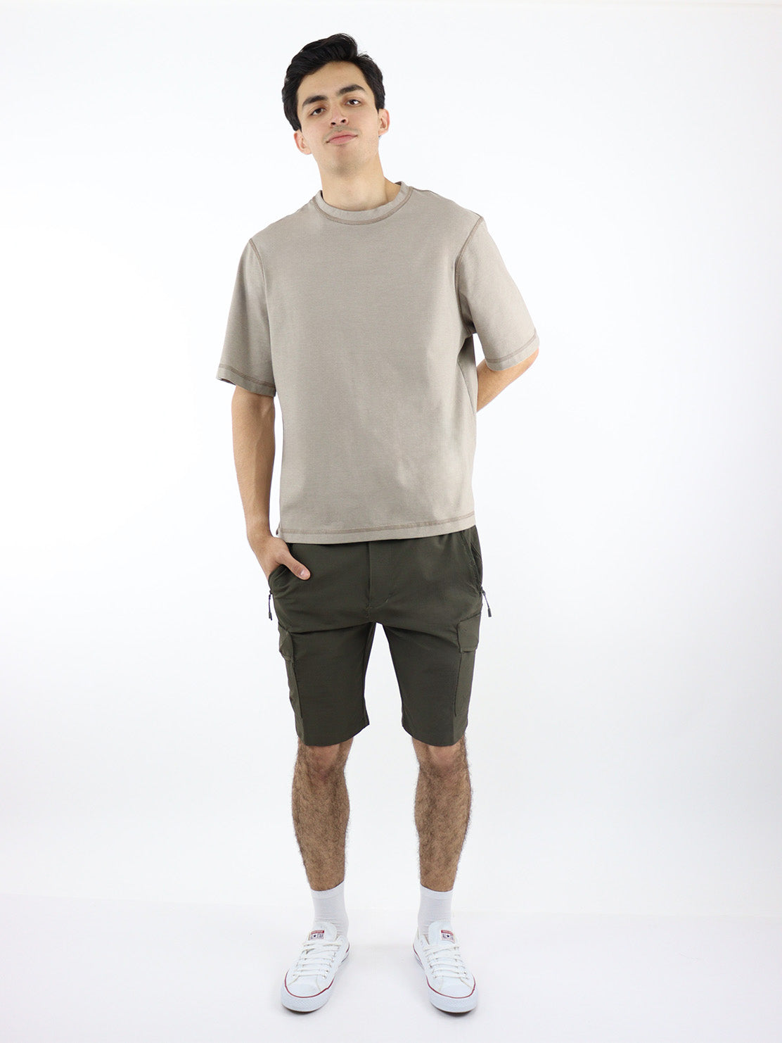 Bermuda cargo verde militar