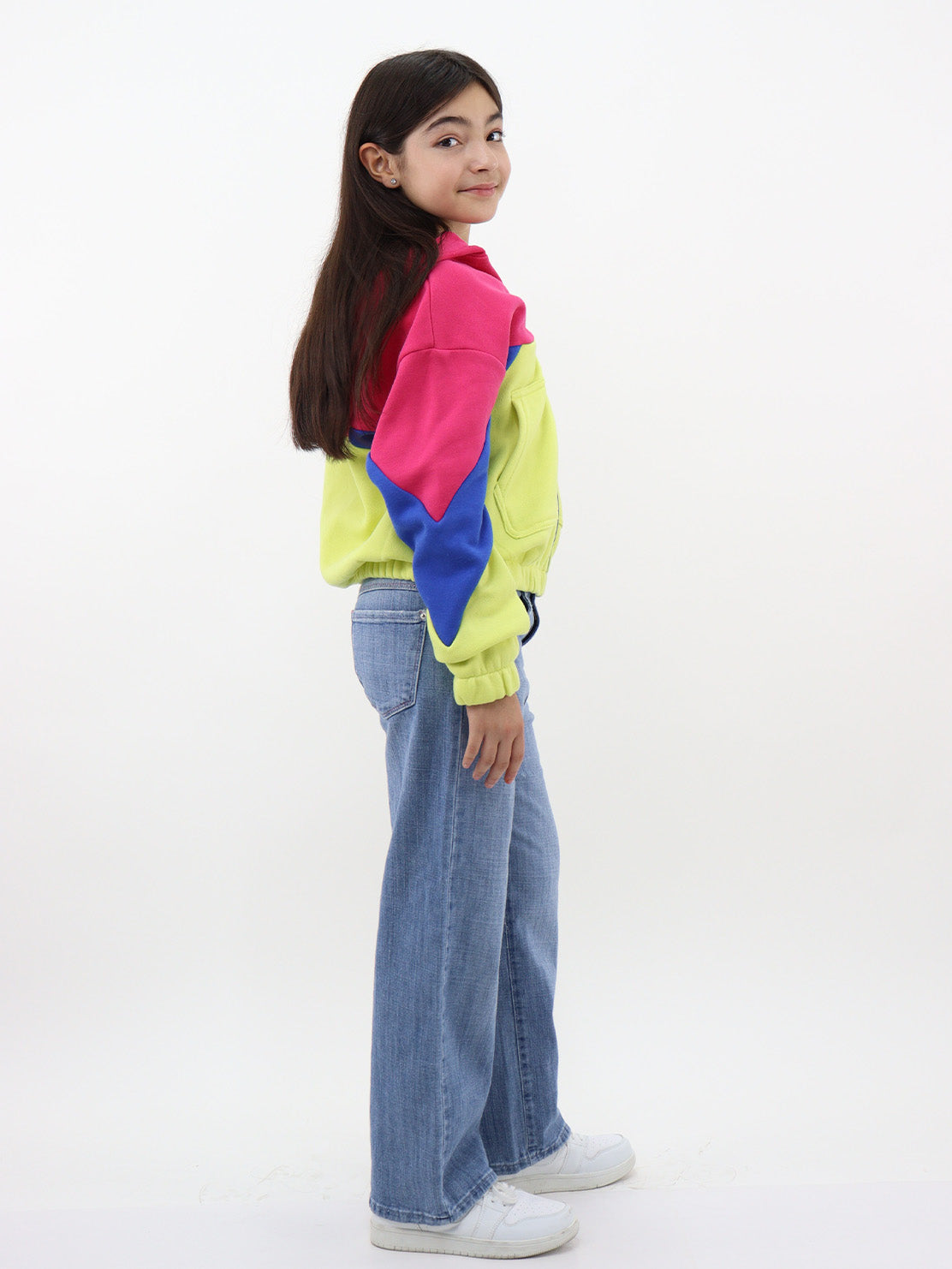 Sudadera con capucha multicolor