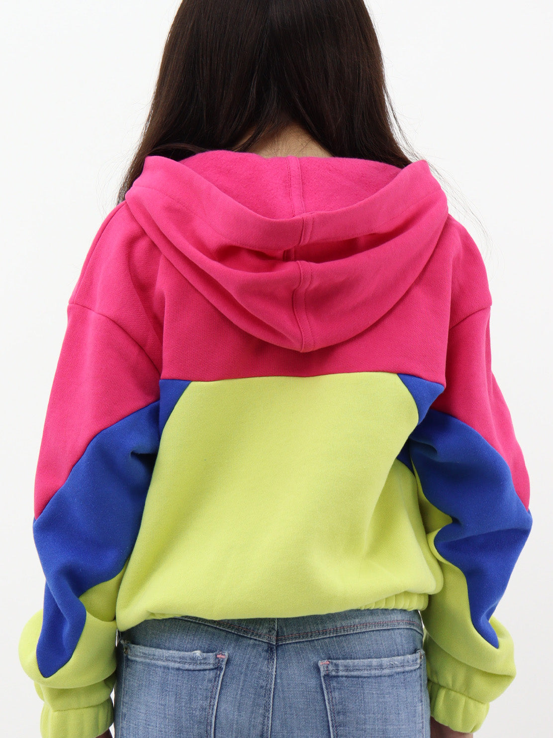 Sudadera con capucha multicolor
