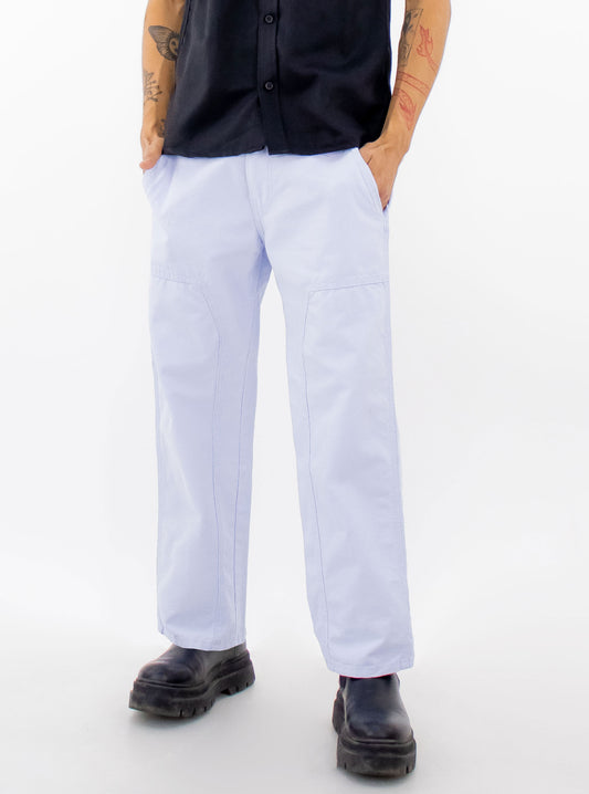 Pantalón wide-leg de color azul