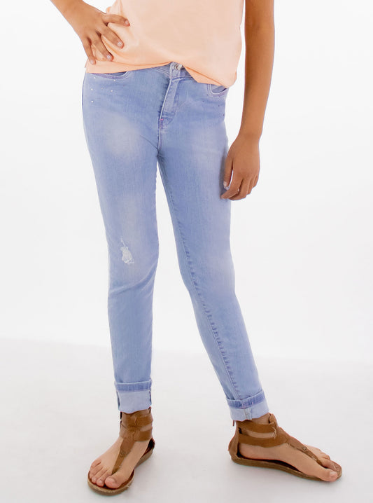 Jeans skinny con aplicaciones (EDICIÓN ESPECIAL)