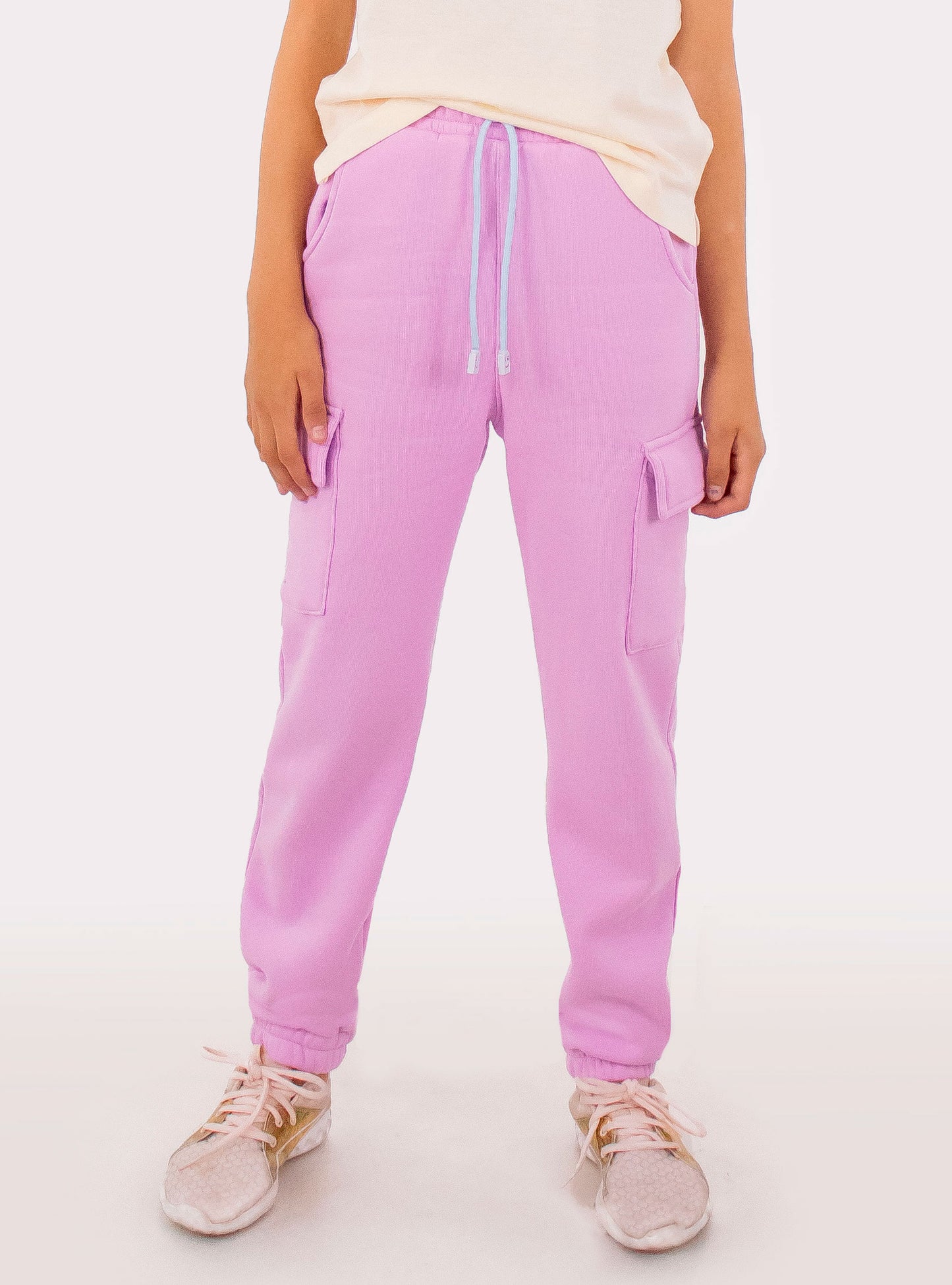 Jogger cargo tipo pants de color lila(EDICIÓN ESPECIAL)