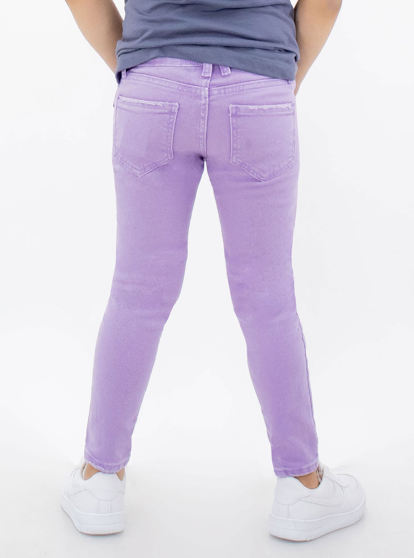 Jeans skinny de color lila