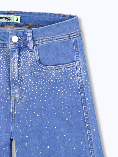 Jeans Wide Leg Brillos