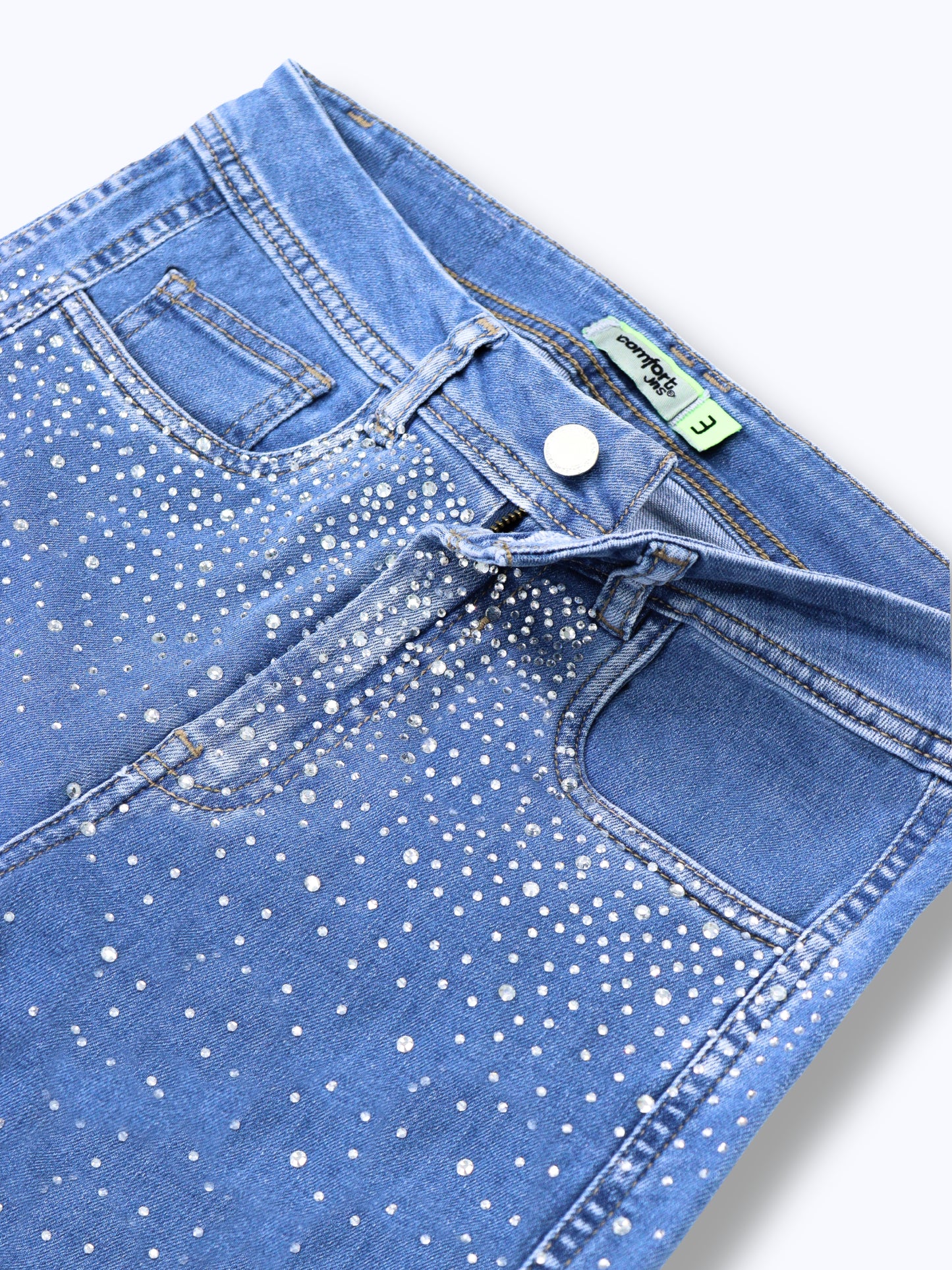 Jeans Wide Leg Brillos