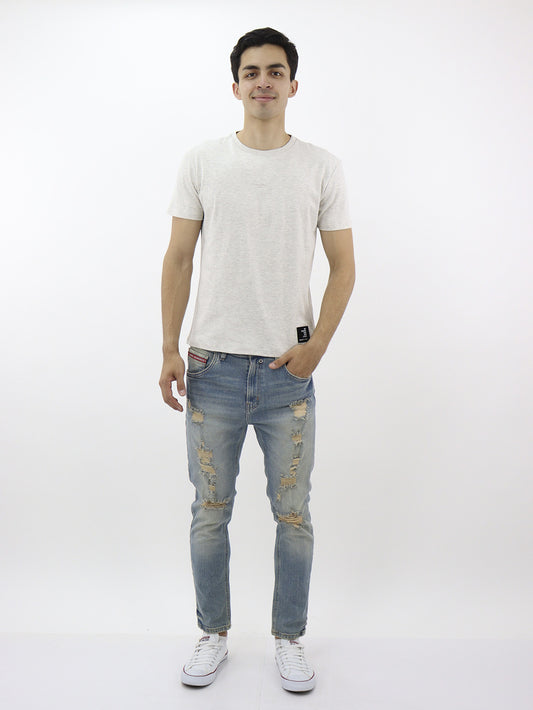 Jeans Skinny deslavado