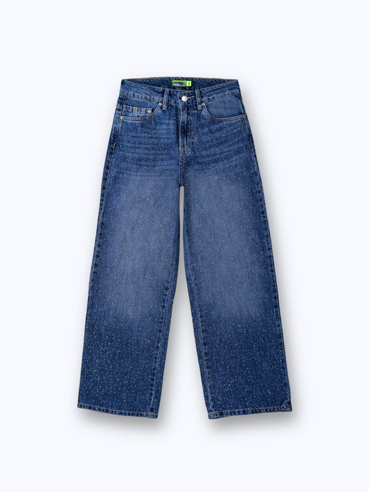 Jeans Wide Leg Brillos