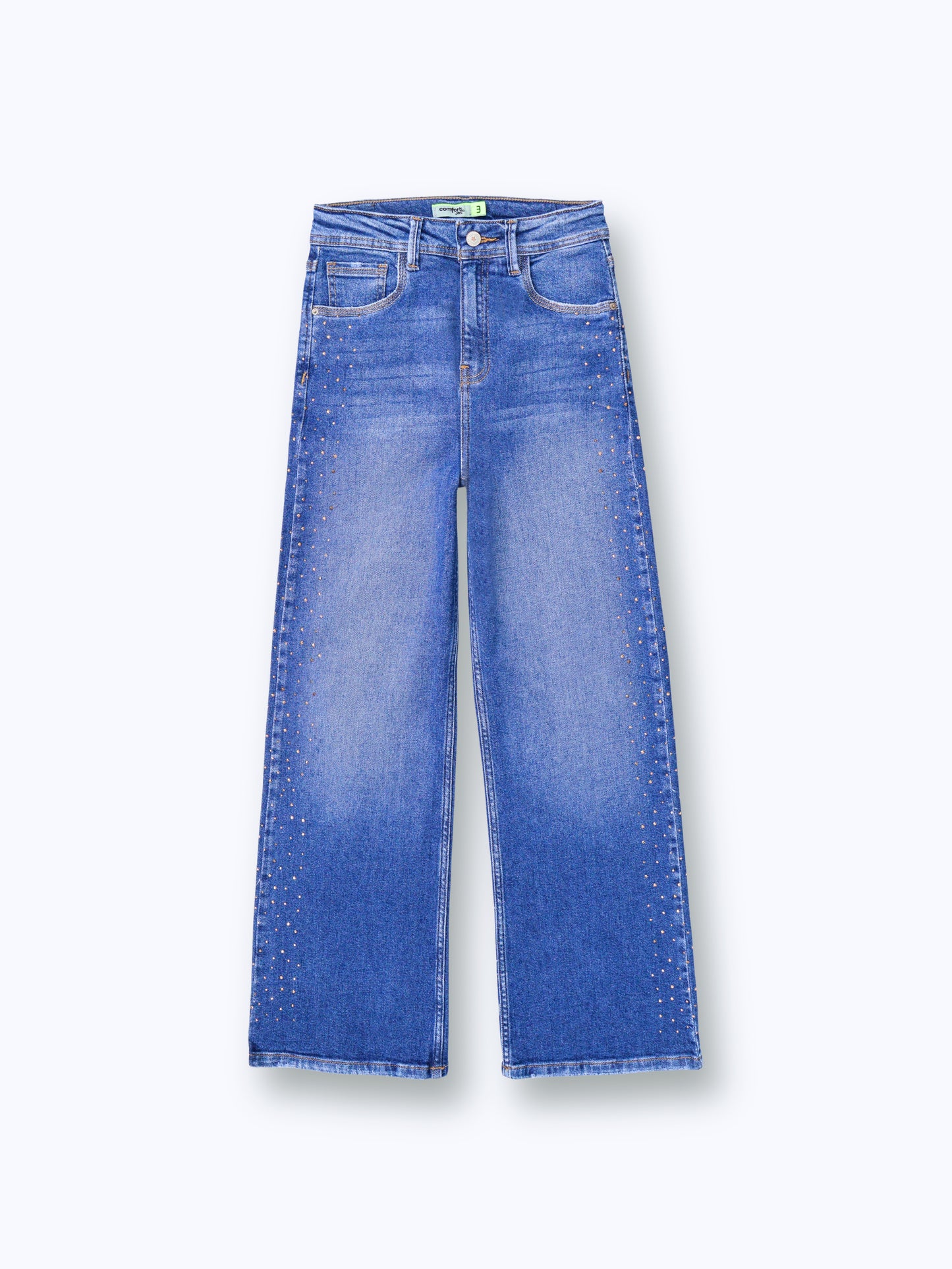 Jeans Wide Leg Brillos
