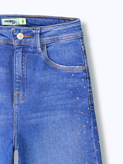 Jeans Wide Leg Brillos