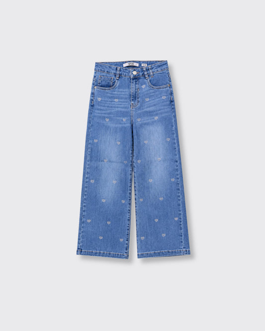 Jeans Wide Leg Brillos
