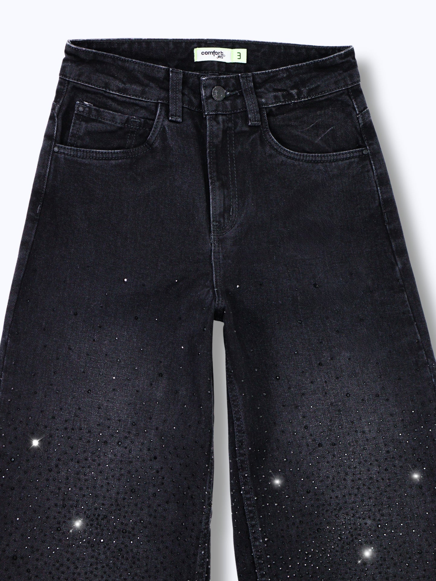 Jeans Wide Leg Brillos